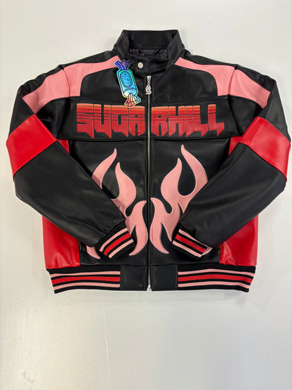 Sugarhill “Alchemy” Red/Black Racer Jacket