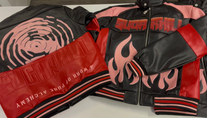 Sugarhill “Alchemy” Red/Black Racer Jacket