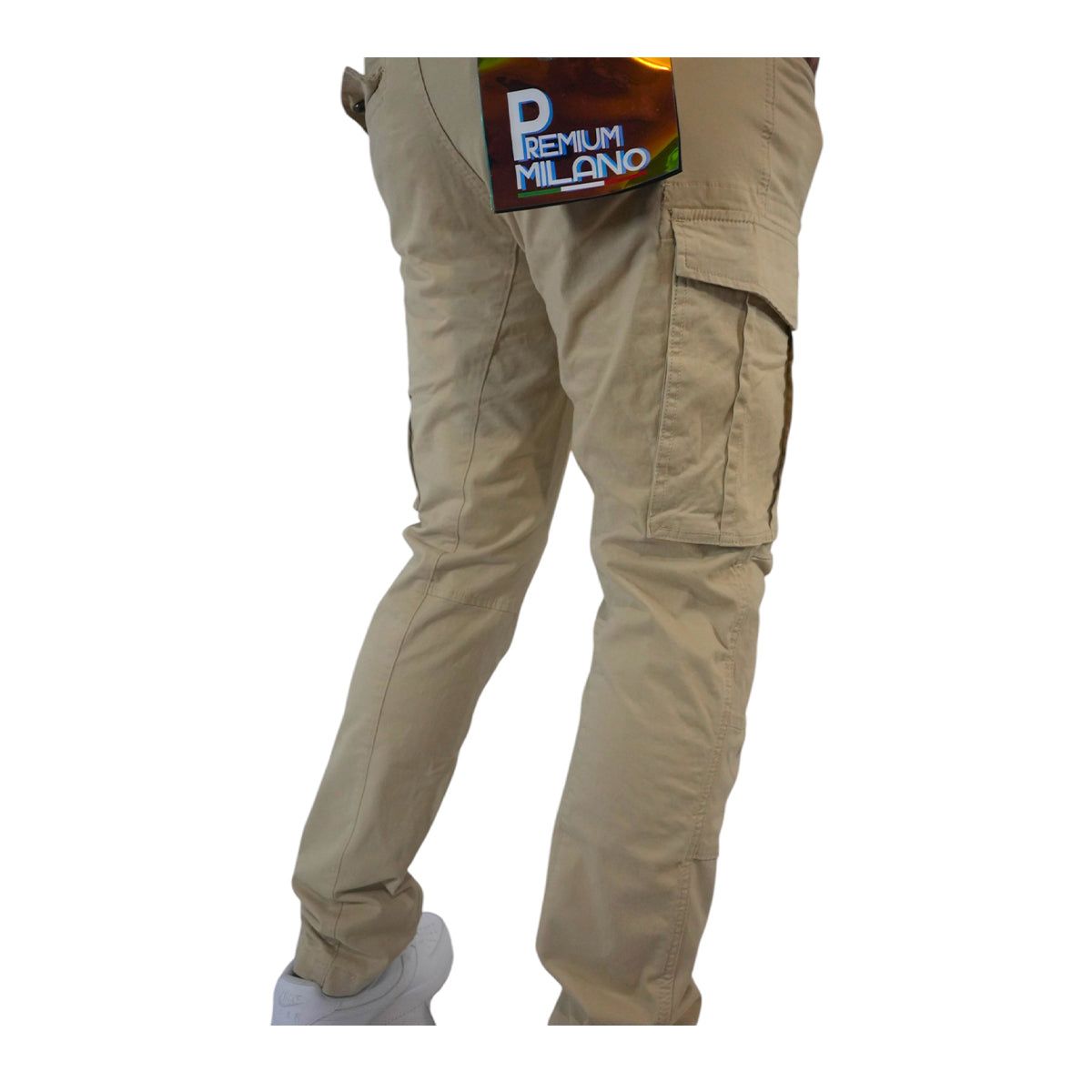 Premium Milano Cargo Khaki Pants