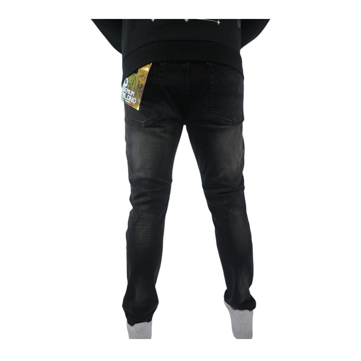 Premium Milano Black White Jeans