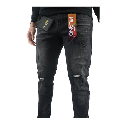Premium Milano Black White Jeans