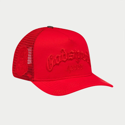 Godspeed Forever Trucker Red Hat