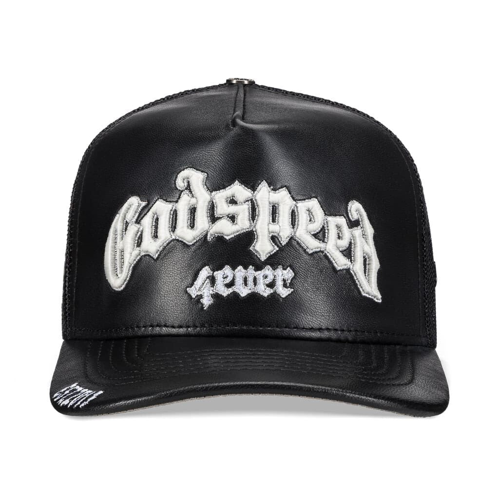 Godspeed Forever Leather Trucker Hat