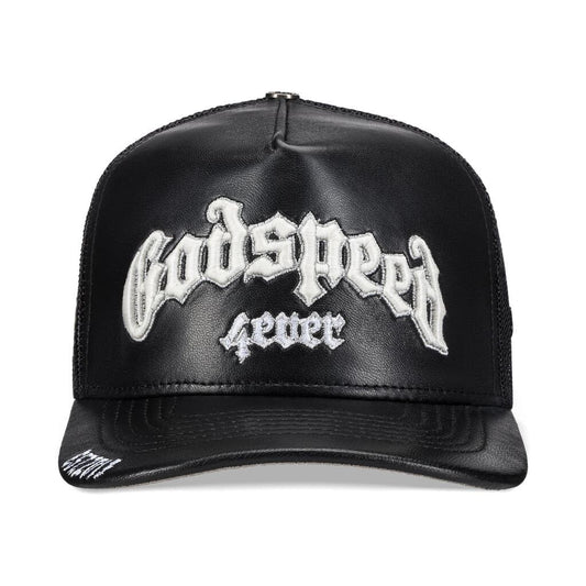Godspeed Forever Leather Trucker Hat
