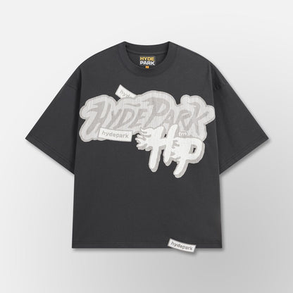 Hyde Park Black Monochrome Tee