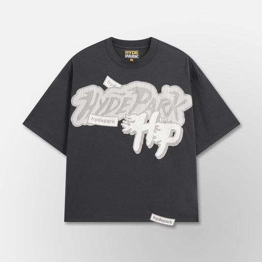 Hyde Park Black Monochrome Tee