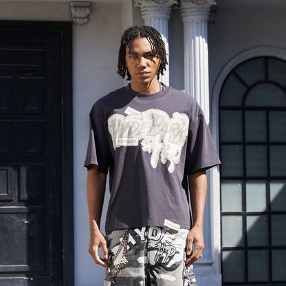 Hyde Park Black Monochrome Tee