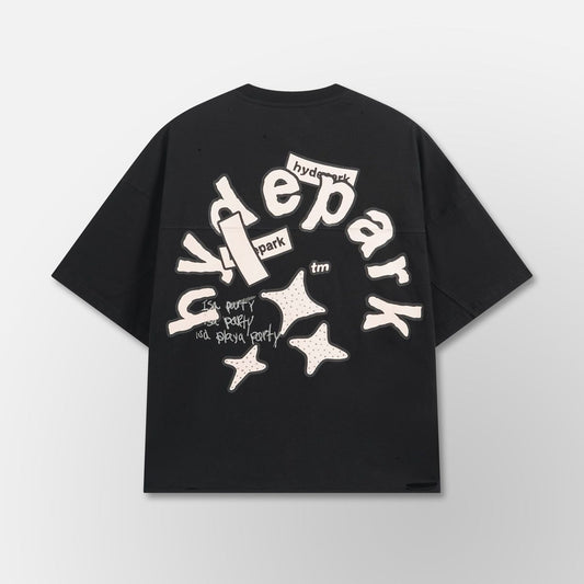 Hyde Park Black Double York Tee