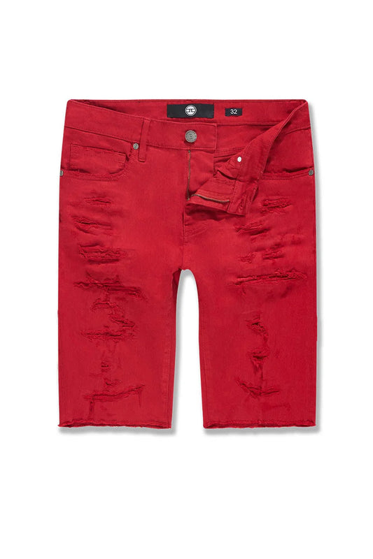 Jordan Craig Red Twill Shorts