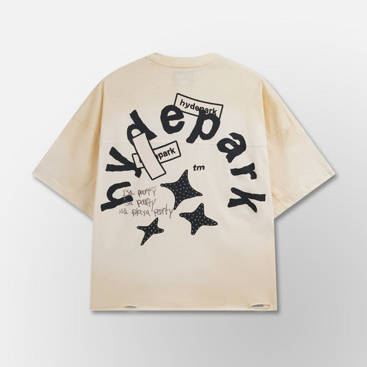 Hyde Park Cream Double York Tee