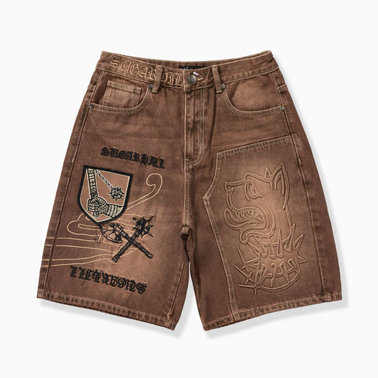 Sugarhill Prince Embossed Jorts
