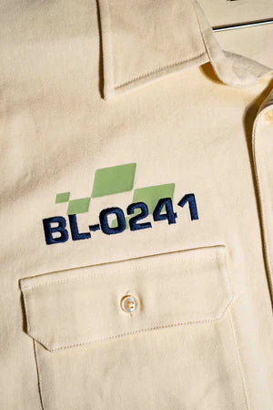 Blac Leaf Cream Button Up