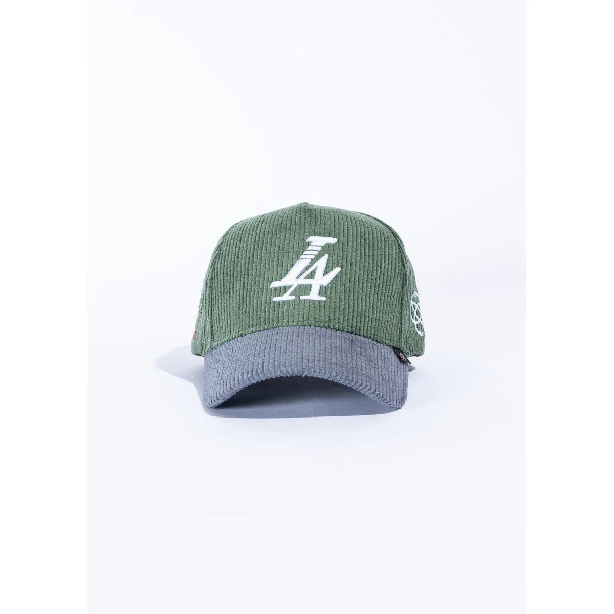 Paradise LA Hat Corduroy (Green/Grey)