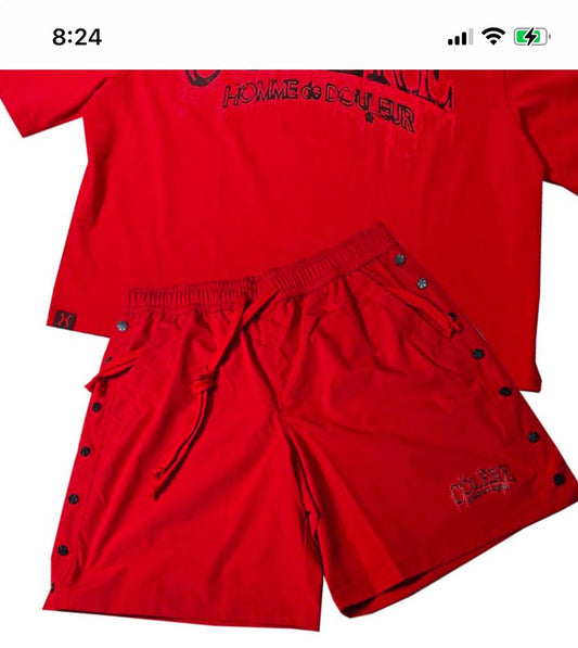 Hudson Outerwear Colere Red Shorts