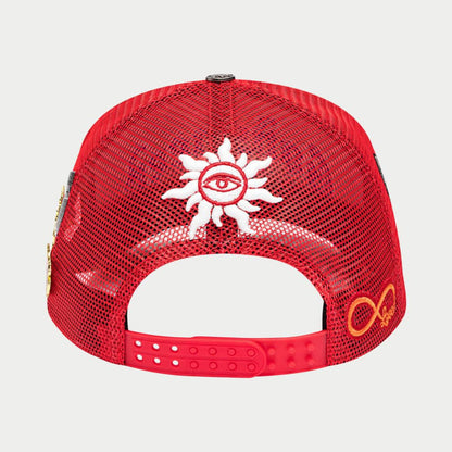 Godspeed Red Trucker Hat