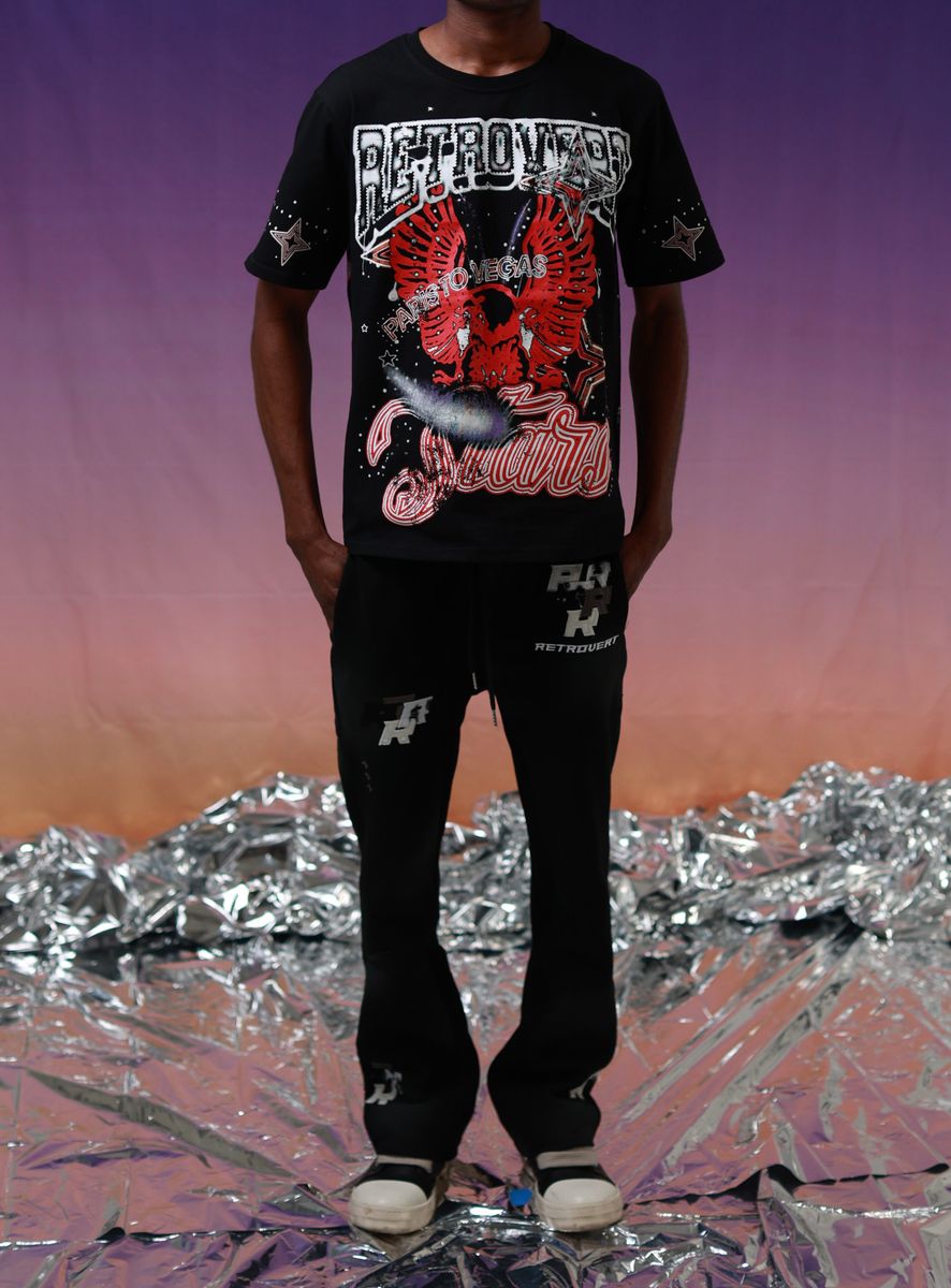 Retrovert Black City Tee