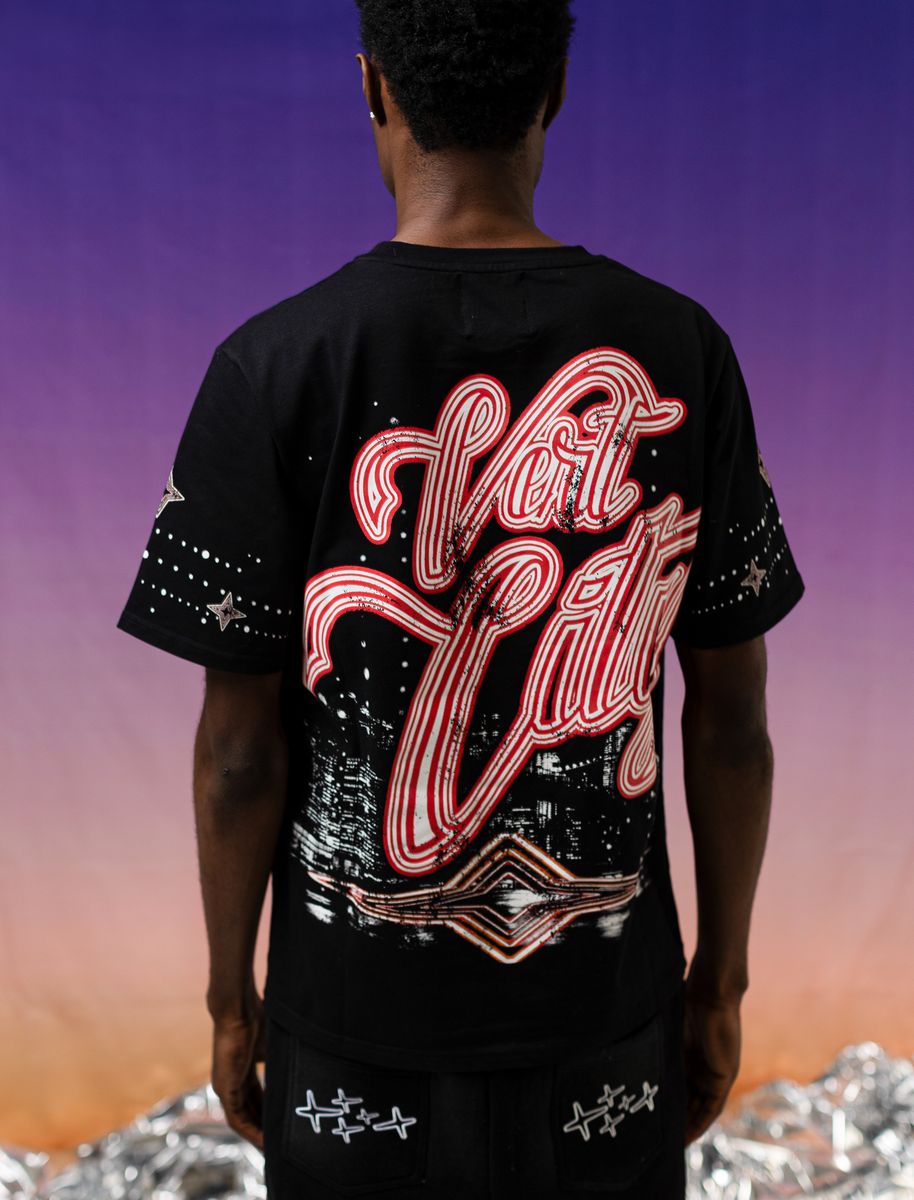 Retrovert Black City Tee