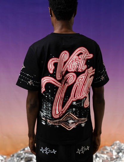 Retrovert Black City Tee