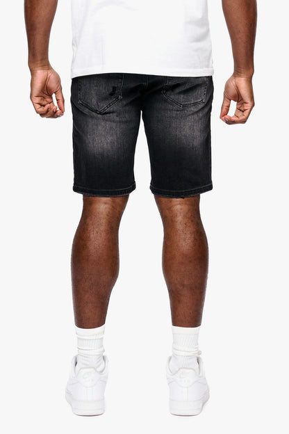 Anom Black Jean Shorts
