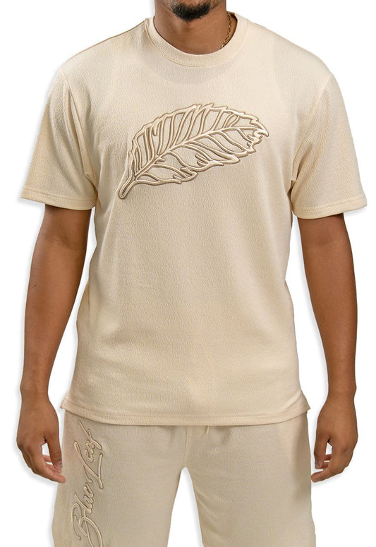 Prestige Logo Leaf Shirt Cream