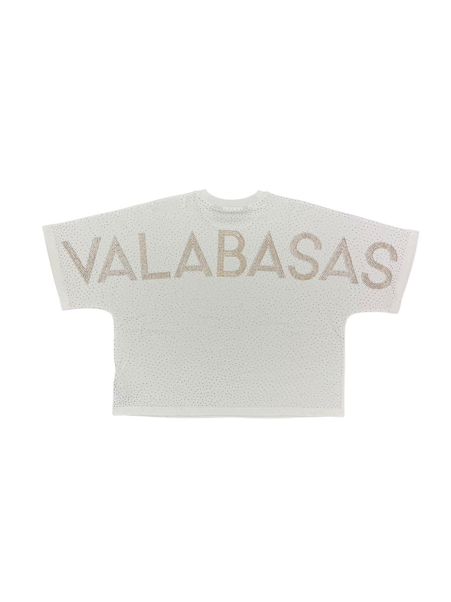 Valabasas Constellation White Rhinestone Tee