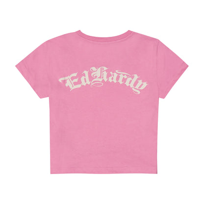 Ed hardy FLOWER DIAMOND BABY TEE