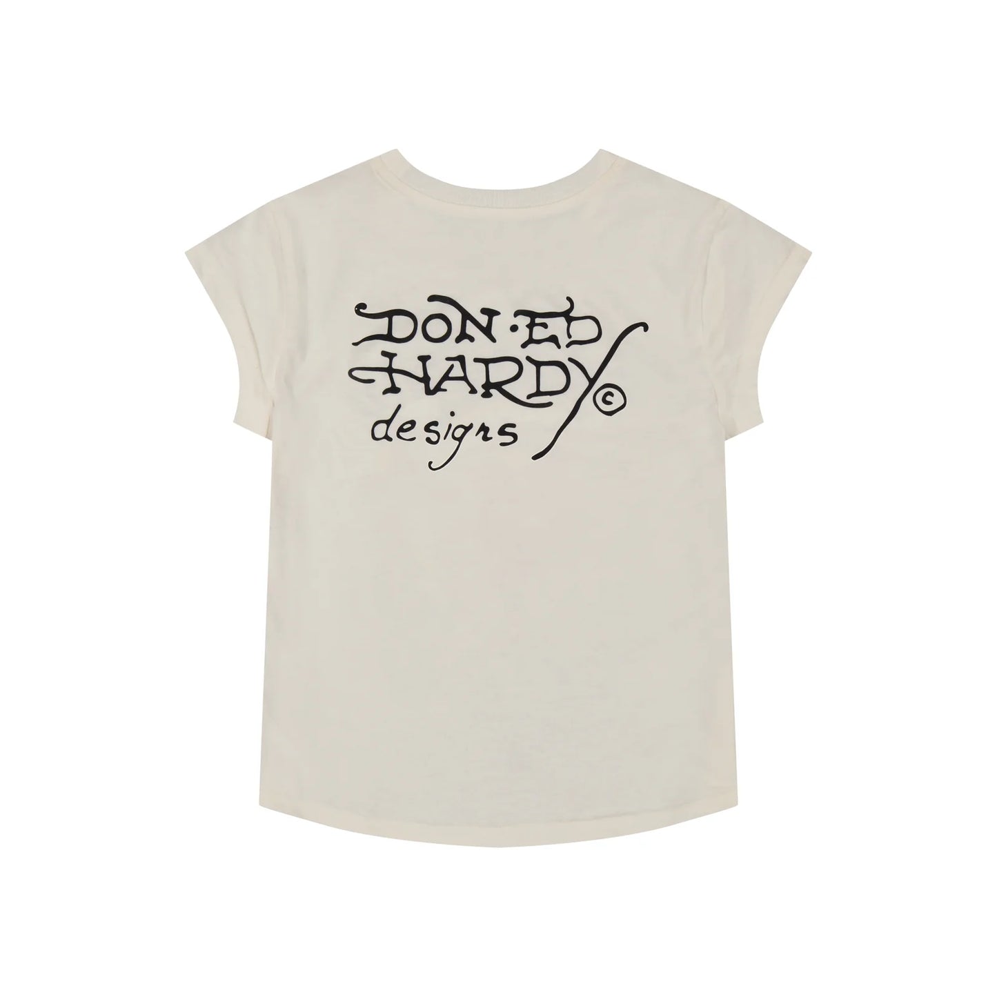 Ed hardy LKS HEART CAP SLEEVE TEE