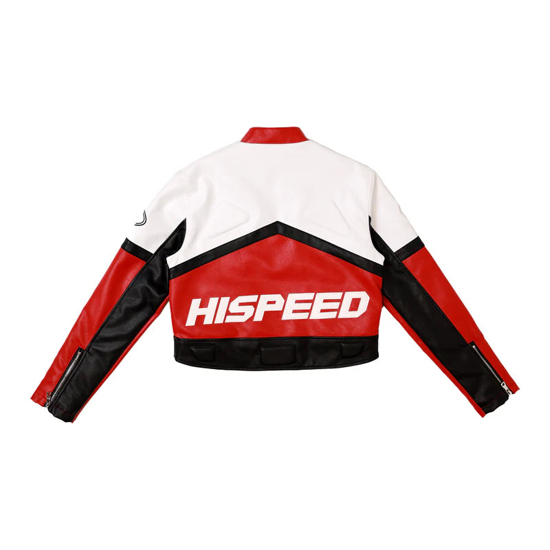 First Row Red Leather Jacket