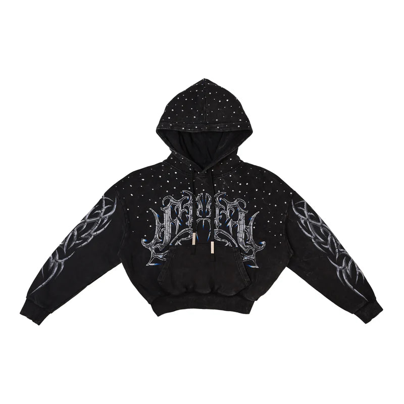 First Row Black Hoodie