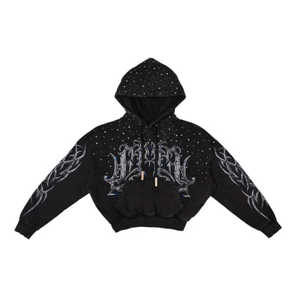 First Row Black Hoodie