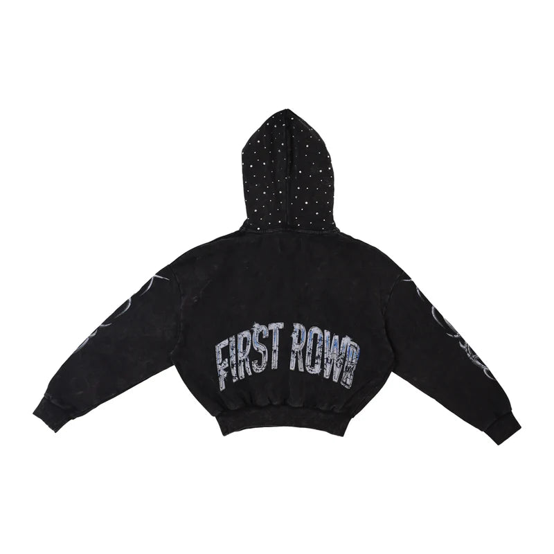 First Row Black Hoodie