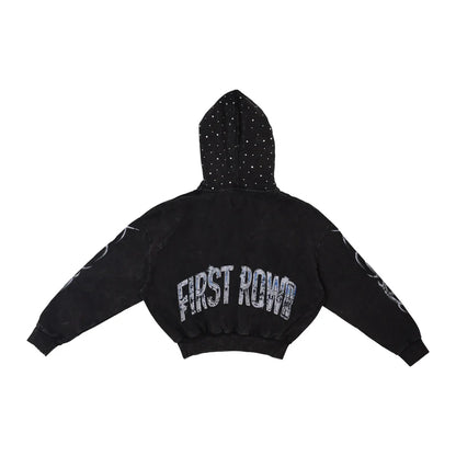 First Row Black Hoodie