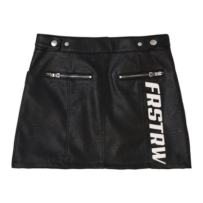 First Row Black Skirt