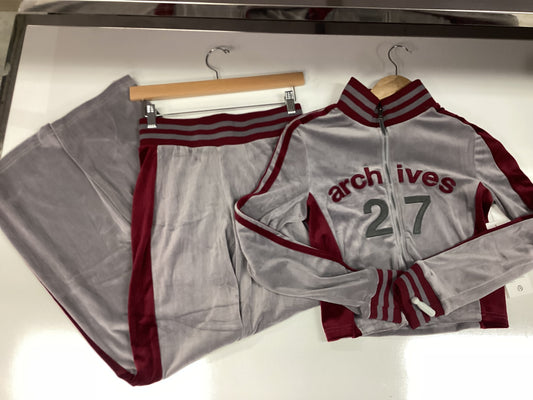 Love Poem Archives Grey/Maroon Set