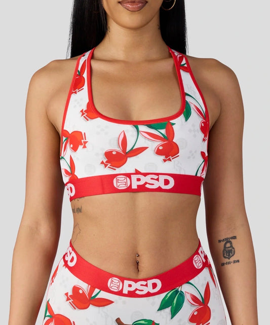 Psd Women’s Playboy Cherry Sports Bra