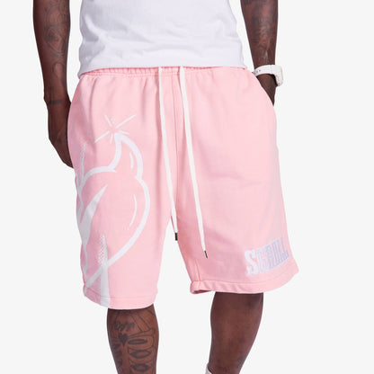 Sugarhill Aspire Terry Shorts (Pink)