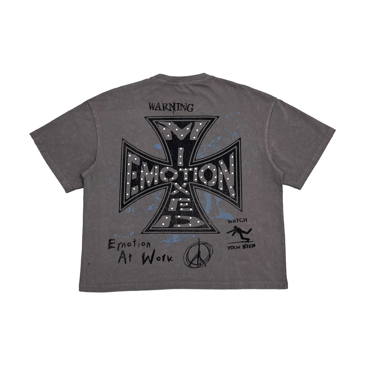 Mixed Emotions Friends Grey Tee