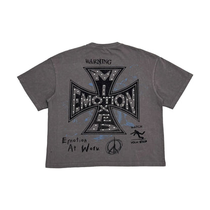 Mixed Emotions Friends Grey Tee