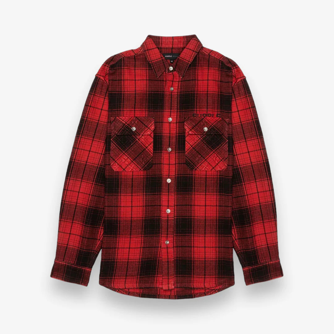 Purple Brand Red Flannel