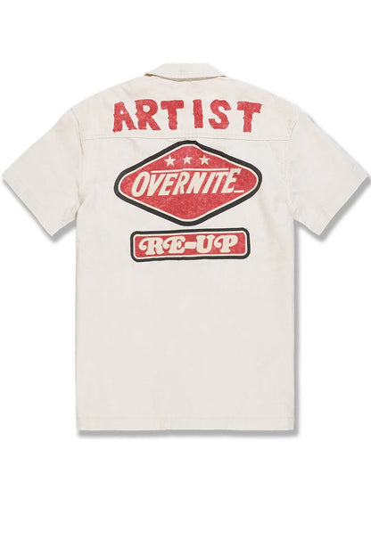 Jordan Craig The Re-Up Mechanic Shirt Bone