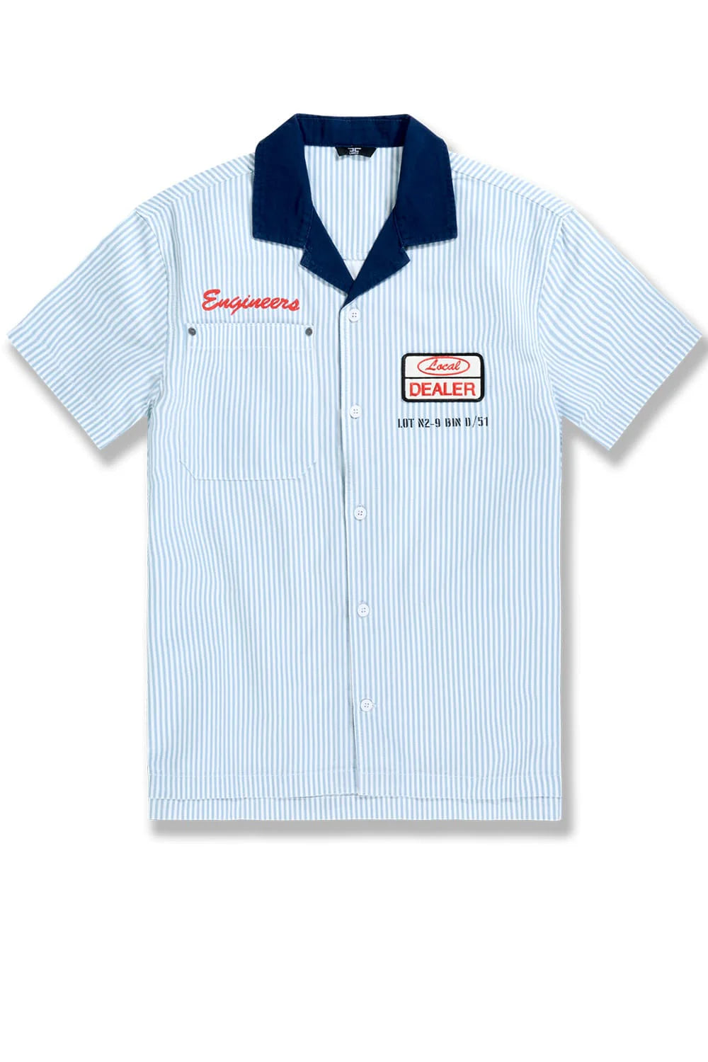 Jordan Craig The Re-Up Mechanic Shirt Bengal Stripe