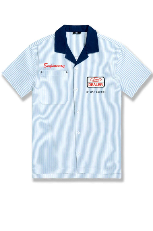 Jordan Craig The Re-Up Mechanic Shirt Bengal Stripe