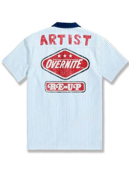 Jordan Craig The Re-Up Mechanic Shirt Bengal Stripe