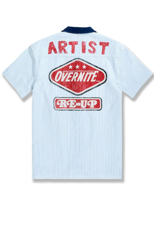 Jordan Craig The Re-Up Mechanic Shirt Bengal Stripe