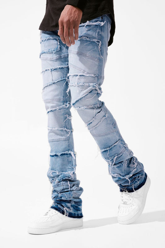 Ice Blue Stacked Jeans