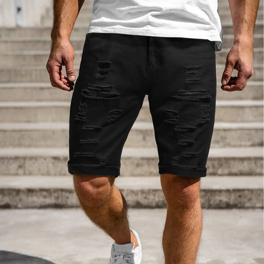 Evolution Black Denim Shorts