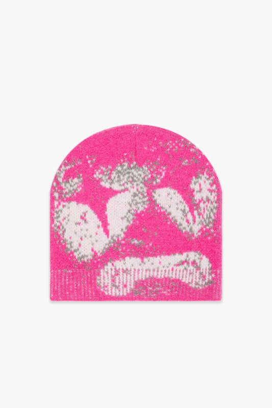 "SAD NIGHTS" - FUCHSIA MOHAIR BEENIE