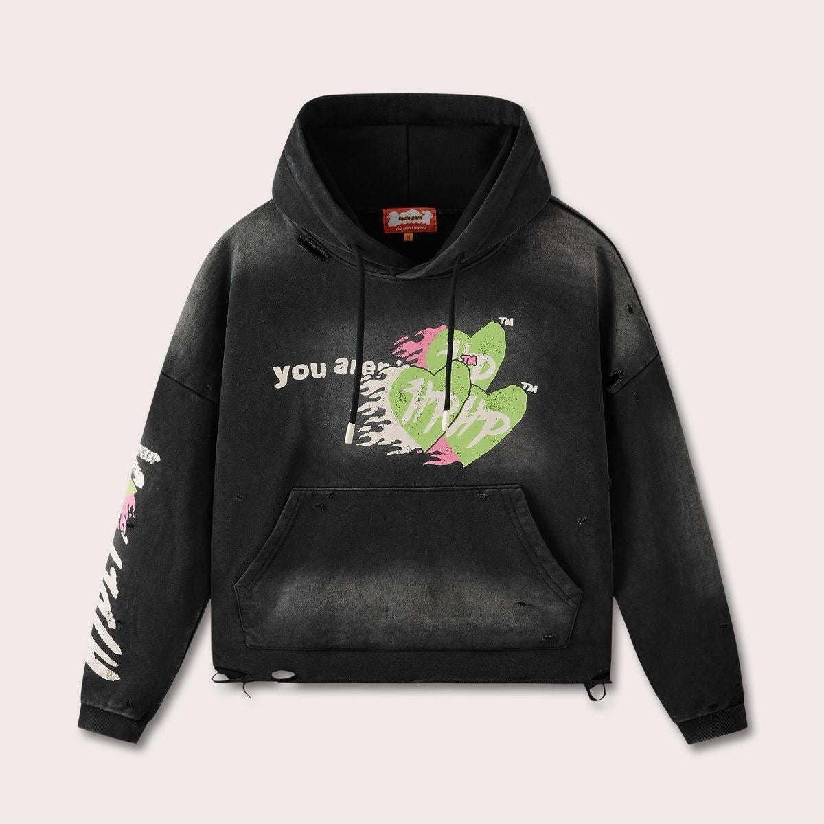 Hydepark Easy Does It Green/Black Hoodie