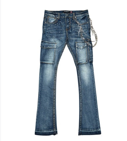 Gunziini Light Blue Stone Jeans