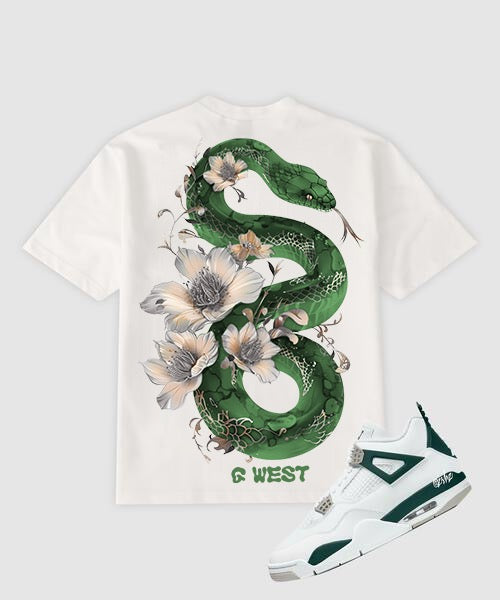 G West Green Snake T shirt